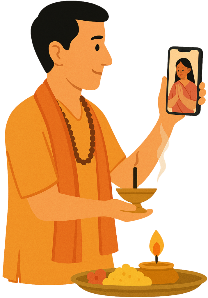 Divine puja